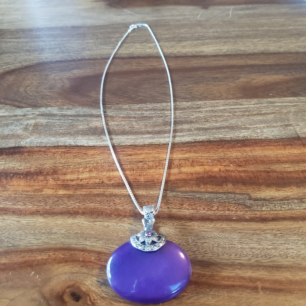 Sterling silver 925 Italy chain with Premier Designs pendant